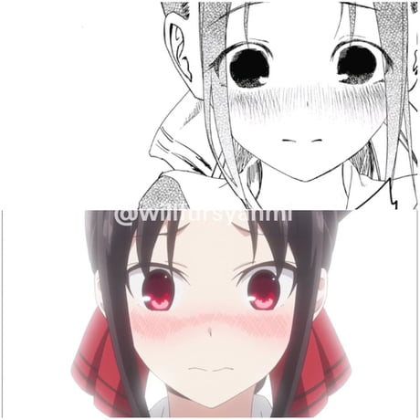 Anime Memes - kawai kaguya face