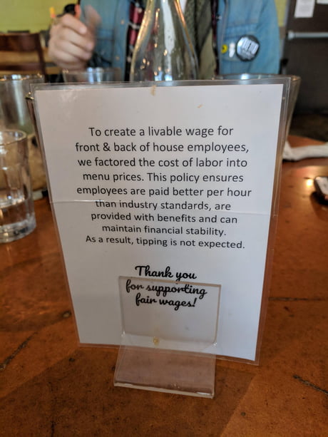 If only more restaurants followed their example - Austin, TX