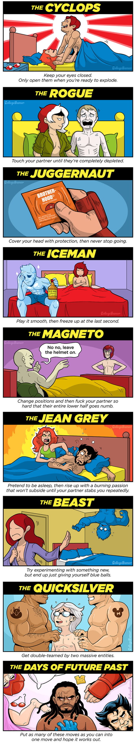 X-Men Sex Moves - 9GAG