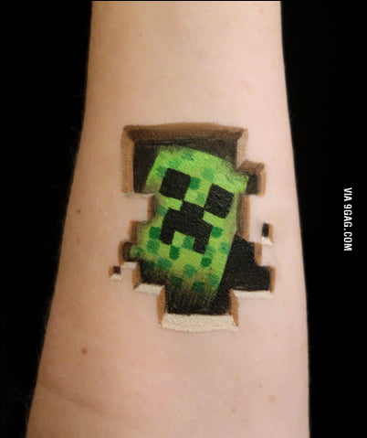 Leesie⁷ (•ᴥ•) на мрежи X: „im really fascinated by the idea of minecraft  tattoos so i will post a thread of some good ones i find  https://t.co/citfJZs4Kg“ / X
