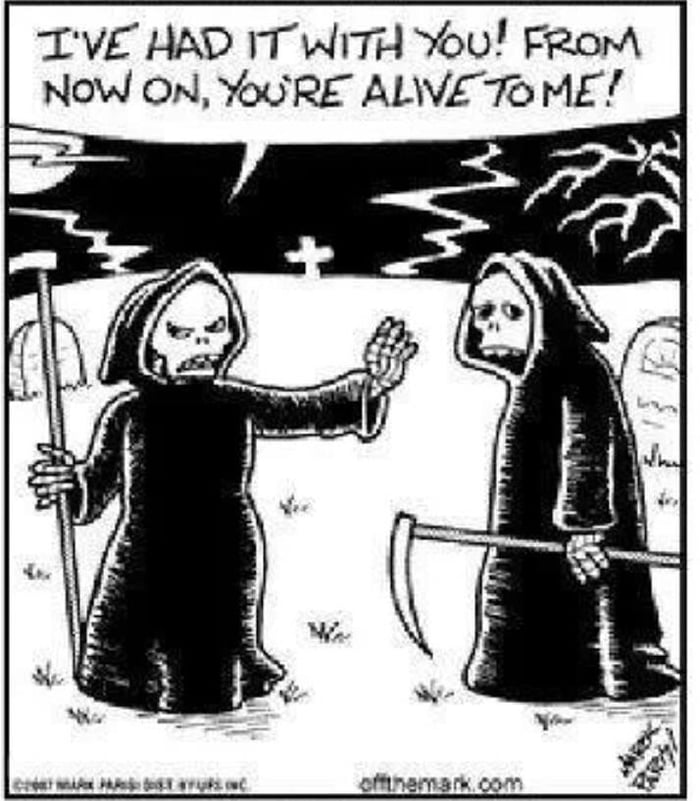 When you're alive inside