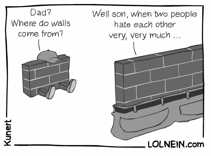 Where do walls come from?