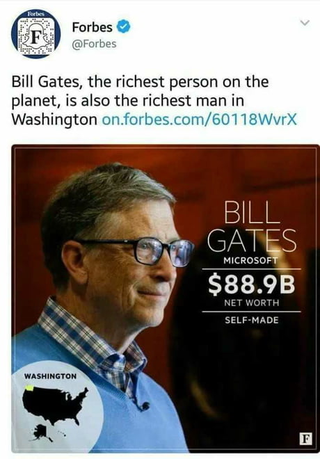 I bet he is also the richest man in his neighbourhood.