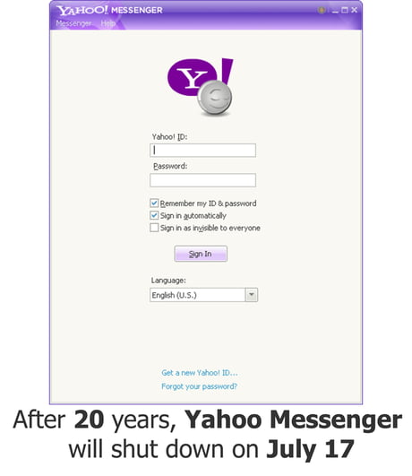 Yahoo sign in messenger