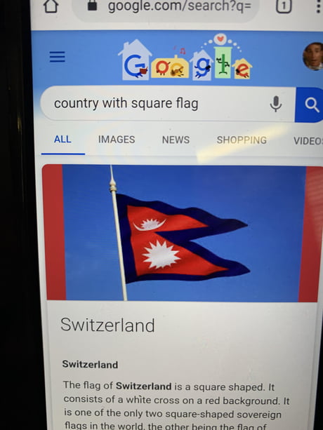 two countries have square shaped flags