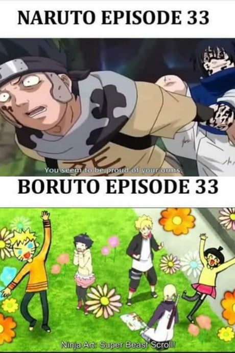 This is Boruto so, from the Boruto.