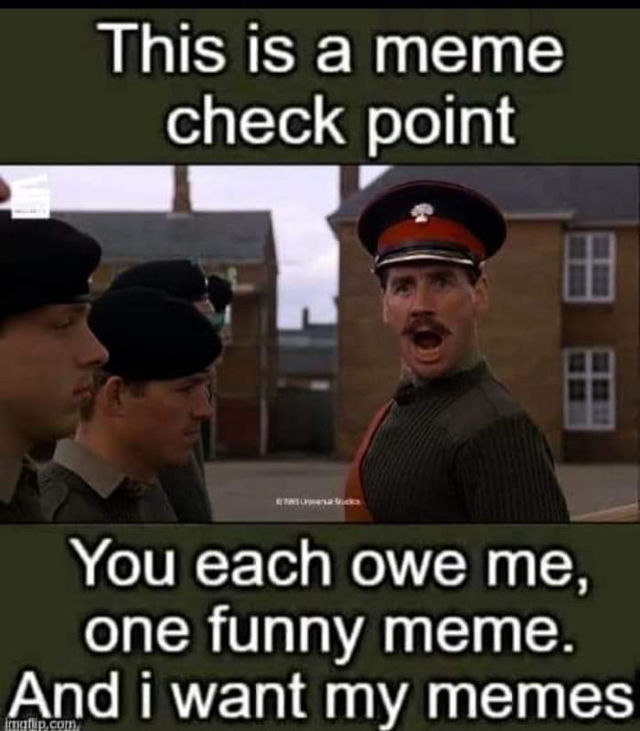 Meme checkpoint - 9GAG