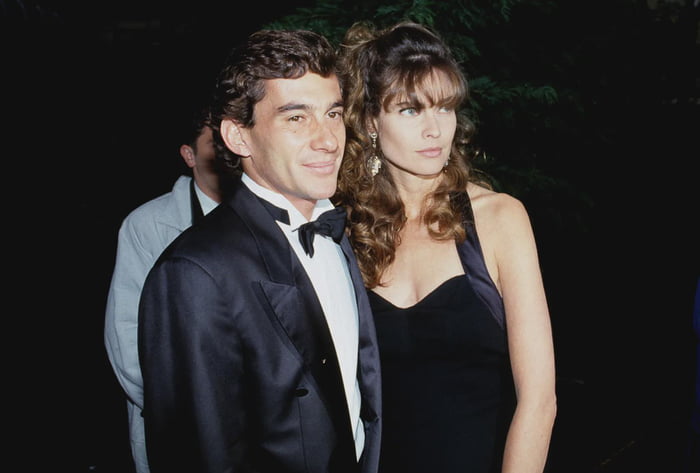 Ayrton Senna and Carol Alt, early 90s. - 9GAG