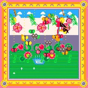 Vibrant Tropic garden