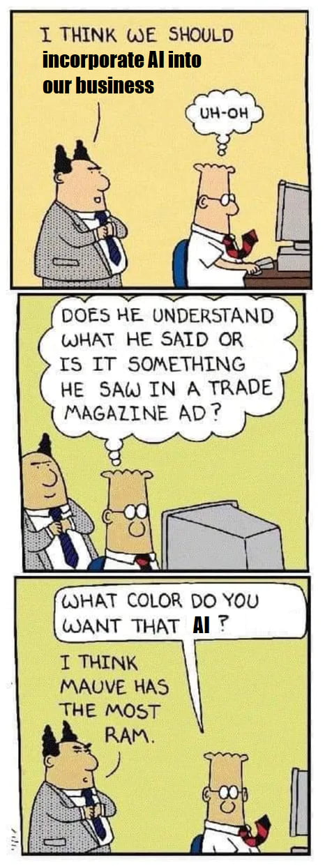 How most business treat AI