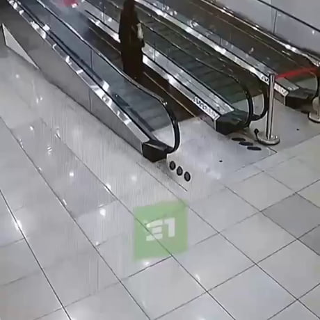 Escalator accident
