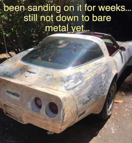 Corvette body work