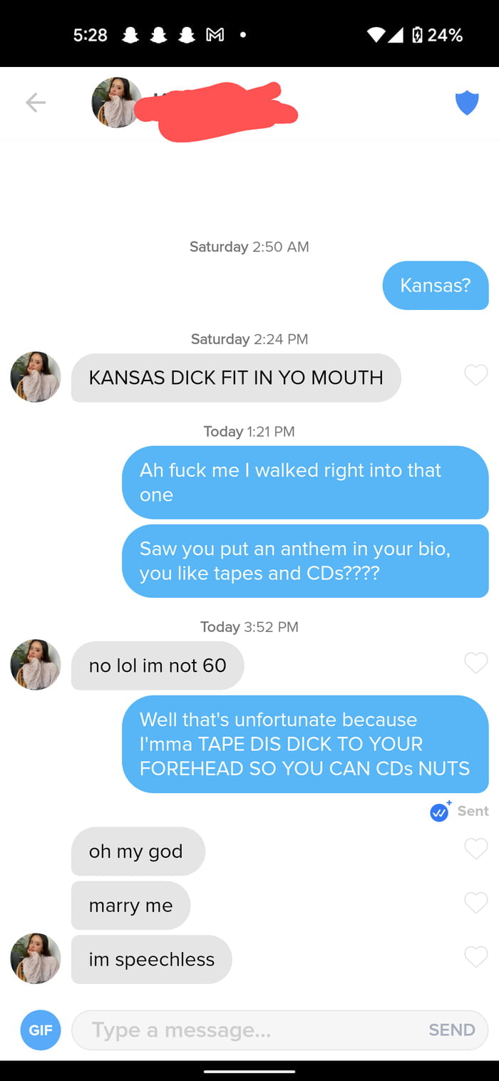 Her bio said "isn't Kentucky the only state that starts with a K?" 9GAG