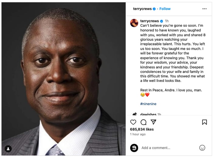 Andre Braugher, Star Of 'Brooklyn Nine-Nine' Dies Aged 61. Co-Stars Pay ...