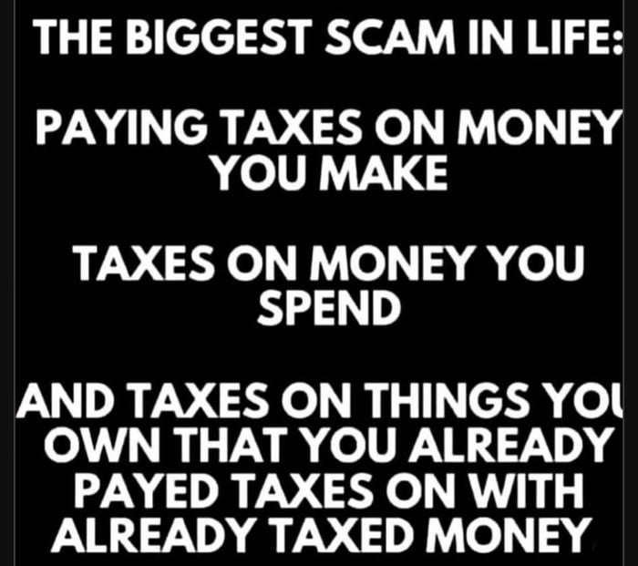 Capital gains tax is a double tax. We scam our most productive citizens