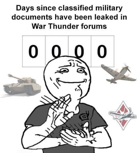 War Thunder players when they leak accurate nuclear codes for realism, War  Thunder Military Document Leaks