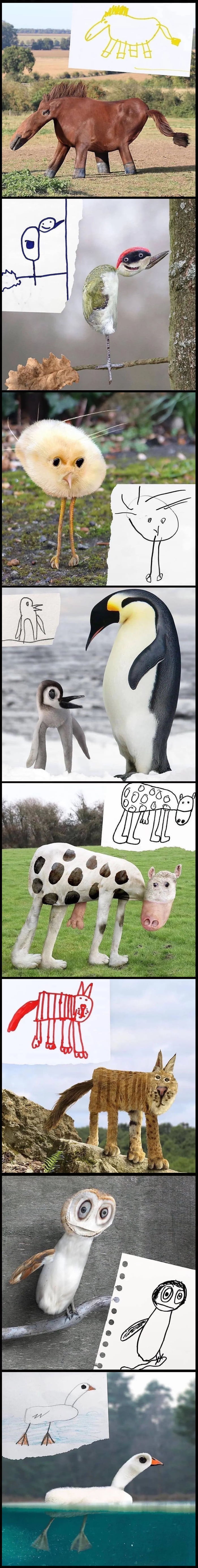 Artist Recreates His Own Childhood Drawings 20 Years vrogue.co