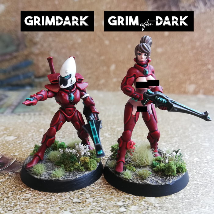 Grimdark vs Grim after Dark (also a fun show btw) - 9GAG