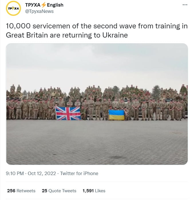 Putin was complaining about NATO in Ukraine. Now his conscripts are fighting NATO trained soldiers with their NATO standard equipments.