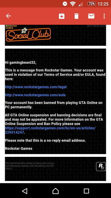What is Rockstar's suspension and ban policy for GTA Online?