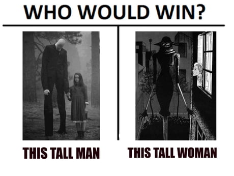 Who S More Creepier The Faceless Man Or The Masked Woman Next Door 9gag