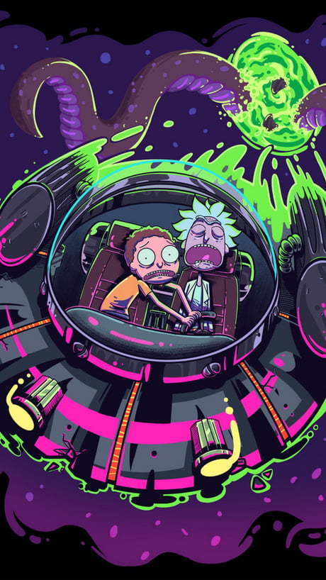 Rick & Morty iPhone wallpaper - 9GAG