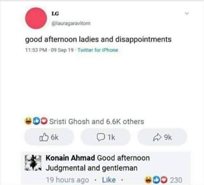 Thats why we say "Oh men!", when we are disappointed.