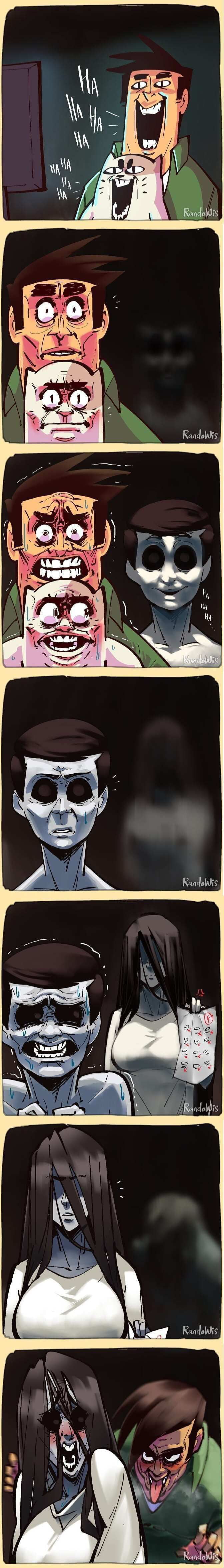 Roses are Red, Violets are Blue. No woman in bed, any ghosts will do.