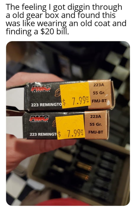 Ammo is pricey