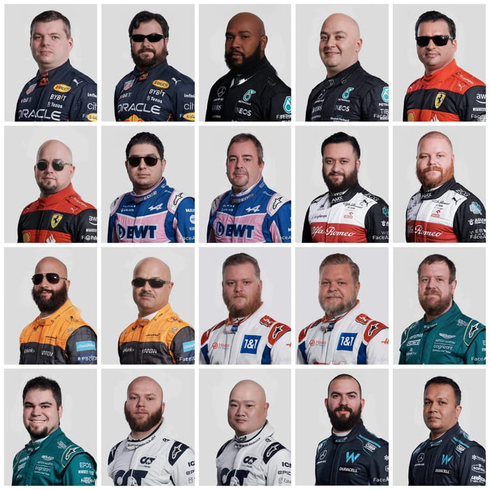 F1 drivers, NASCAR edition. 9GAG