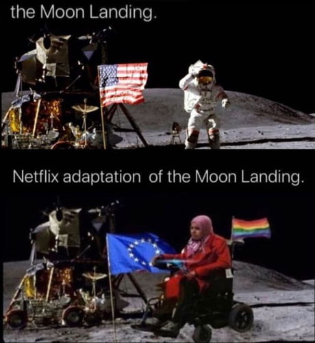 humor on the moon landing