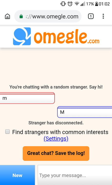 Text omegle chat Omegle