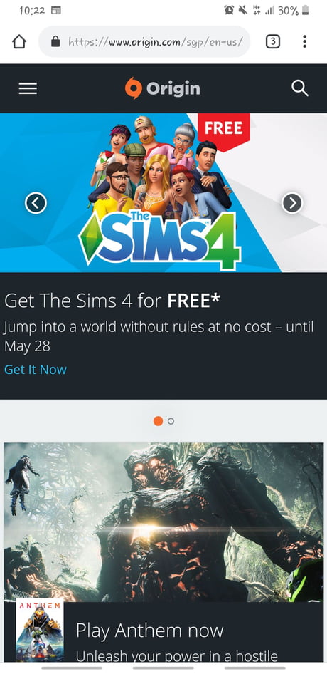 play sims 4 without origin free