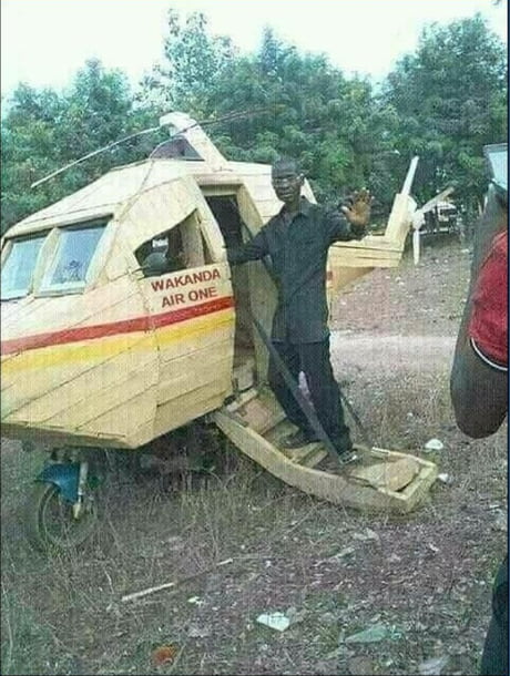 WAKANDA AIR ONE is a motorbike with some CGI, if not change my mind