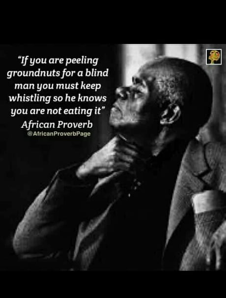 AFRICAN PROVERB: When peeling - African Proverbs Page