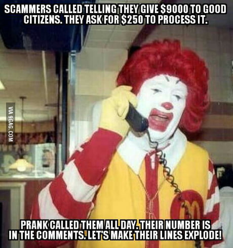 Lets Prank Call Scammers 9gag