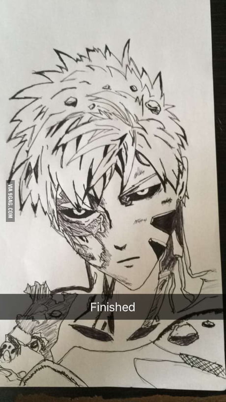 Saitama and Genos with a Jojo pose - 9GAG