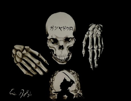Gashadokuro がしゃどくろ 餓者髑髏 Literally Starving Skeleton Also Known As Odokuro Literally Giant Skeleton 9gag