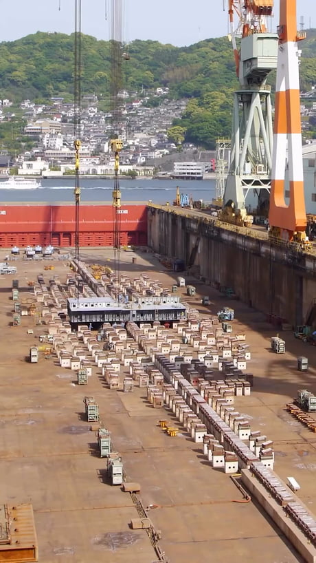 Witness the birth of a cruise ship