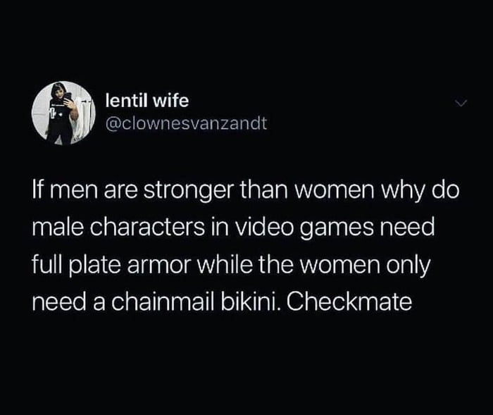 Simple. guys have bigger hit boxes