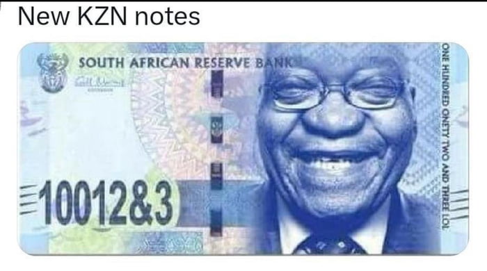 New R100 note for KZN - 9GAG