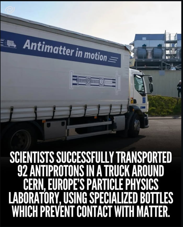 Physicists have succeeded transporting antimatter for the first time