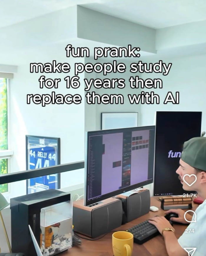 My entire career is just a setup for this punchline