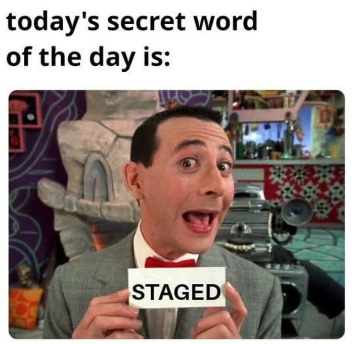 Even Pee Wee knows it