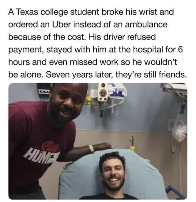 Faith in humanity restored