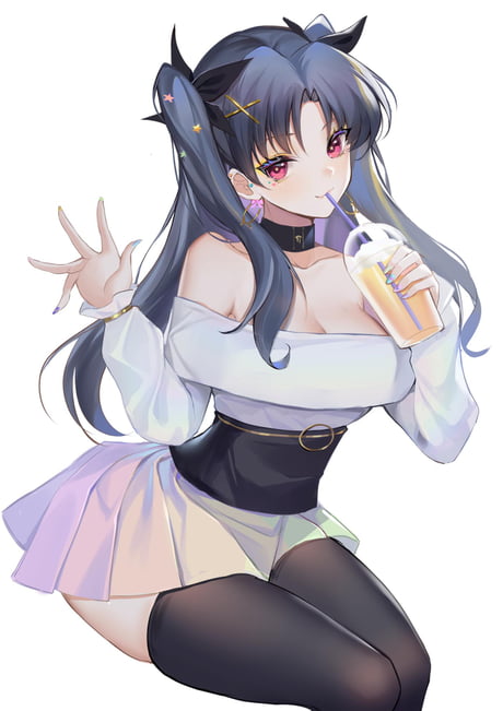 Ishtar sippin on a Drink