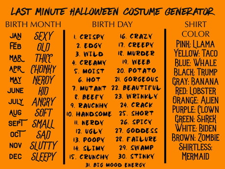 Funny costume generator! - 9GAG
