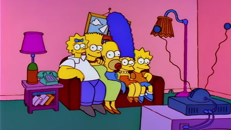 Started To Watch The Simpsons And Stumbled Upon This Cursed Intro 9gag