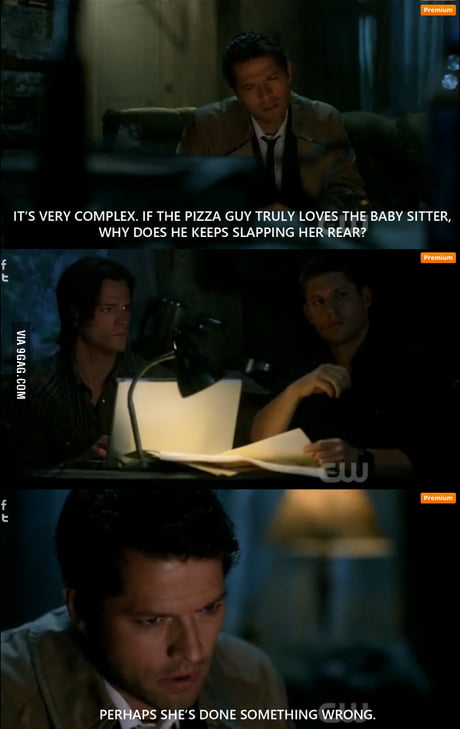 Supernatural Angel Porn - Why I love Supernatural. An Angel Watching Porn. - 9GAG