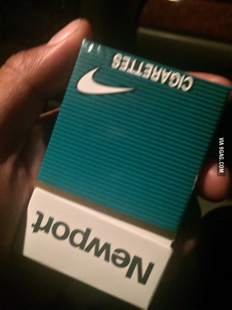 Smoking them Nike cigarettes